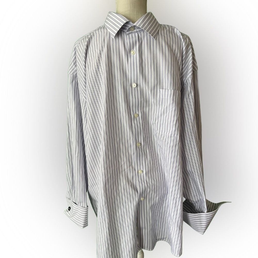 Joseph Abboud Dress Shirt w/ French Cuffs. 18.5 x 34.